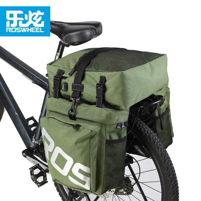 China Durable Roswheel Bikepacking Series 50 Liter 1245g Polyester Bike Bicycle Pannier Bag for sale