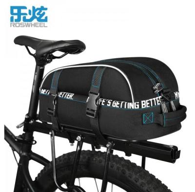 China Waterproof Design With Large Capacity Bicycle Rear Seat Trunk Bag Bike Pannier Recycling Bag for sale