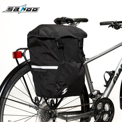 China Durable SAHOO Bikepacking Series 15 Liter Polyester Bike Bicycle Pannier Bag for sale