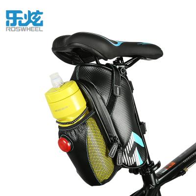 China With Roswheel Design 230g Bicycle Water Bottle Bag New 1.8L Capacity PU And PVC Material Bicycle Water Bottle Saddle Bag for sale