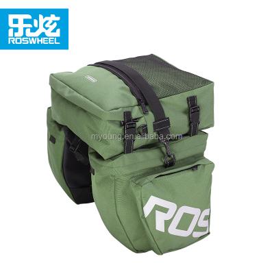 China MTB Roswheel New Design and OEM Accepted Waterproof 1245g Polyester Rear Pannier Bags for sale