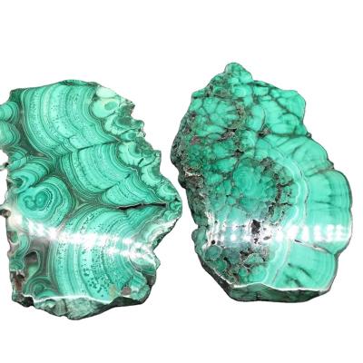 China Wholesale Europe Natural Rough Malachite Specimen Green Mineral Gemstone For Sale for sale