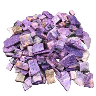 China Wholesale Natural Quartz Europe Charoite Big Crystal Stones Tumbled For Home Decoration for sale