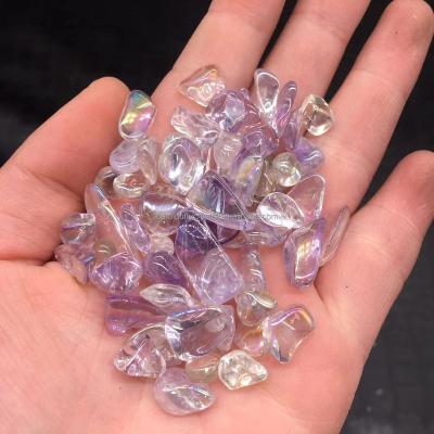 China High Quality Angel Aura Crystal Ametrine Quartz Chip For Healing Wholesale Gemstone Gift From Europe for sale