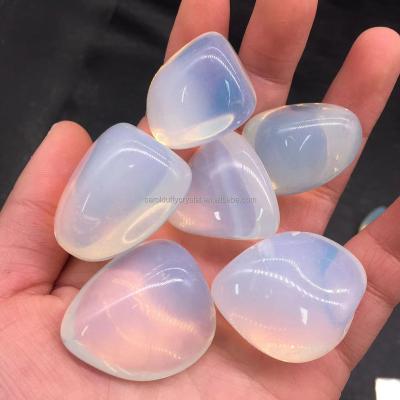 China Europe Wholesale Natural Opalite Crystal Opalite Tumbled Quartz Polished Stone For Decoration for sale