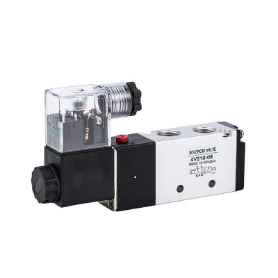 China 4V210-08 Single Head 2 position 5 Way Valve Pneumatic Parts Solenoid Valve for sale