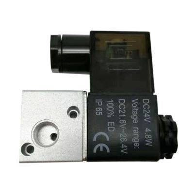 China 3V1 Type Series 3V1-06 G1/8 DC24V 2 Position 3 Port Pneumatic Control Component China Solenoid Valve Manufacturer for sale