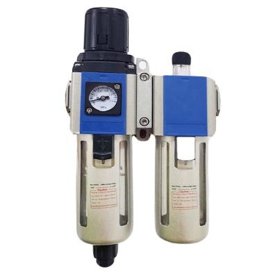 China GFC Series Airtac Type Air Filter Regulator Lubricator Unit Combination Two Union air souce treatment units for sale