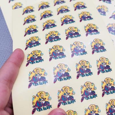 China High Quality Environmental Friendly Wholesale Custom Sticker Princess Bell Sticker Kids Clear Vinyl Sticker for sale