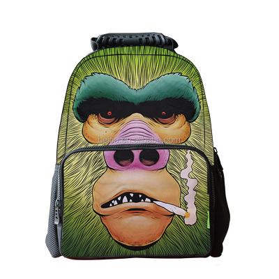 China Anti-Theft 3D Photo Laptop backpack 3D Animal bag 3D Print backpack 2023 New arrival bag for sale