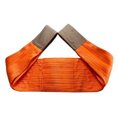 China Webbbing 12T 12Ton 12000kgCustomCrane Soft Webbbing Pcs OEM Belt Textile Webbing Sling Round Orange Eye Endless Packing Ton Type Lifting Equipment Ton for sale