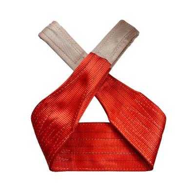 China OEM Crane Lifting Equipment Endless Lifting Packing Ton Pcs Textile Type Goods 5T 5Ton 5000kg Belt Strap Custom Round Soft Orange Eye Sling for sale