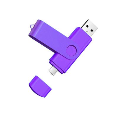 China Plastic Custom USB 2.0 Pendrive 2.0 Pendrive 8gb 16gb 32gb 64gb 128gb TYPE-C Android Memory Stick Dual-Use USB Drive 2-in-1 Flash Mobility for sale