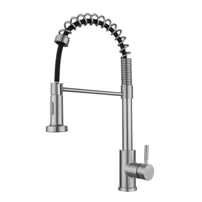 China Modern Kitchen Faucet High Quality SUS304 Stainless Steel SUS304 Stainless Steel Water Mixer Taps Extension Hot Cold Water Faucet for sale