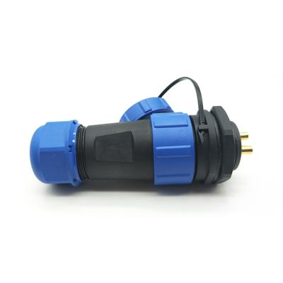 China Waterproof Female Power Socket 2 Pin Cable Conector for sale