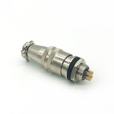 China XS16 9pin Automotive Push Pull Din Waterproof Connector for sale