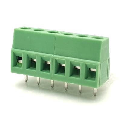 China PA66 Phoenix Pitch 5.0mm Screw Clamp Terminal Block for sale