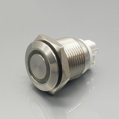 China 1 NO/Momentary 15 30 Amp 12v Illuminated Double Pole Momentary Push Button Switch for sale