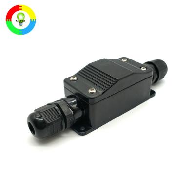 China Power Transmission 2 Way PG9 IP66 Plastic Electrical Cable Junction Box for sale