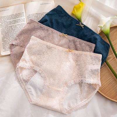 China Breathable Cotton Period Panties With Pocket 0 Leak Girls Seamless Period Panties for sale