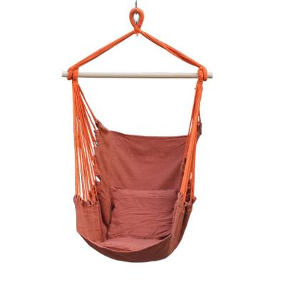 China Chinese Wholesale Cotton Canvas Hammock Hanging Indoor Swing Chair for sale