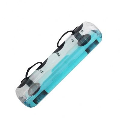 China Portable Durable Transparent Fashion Fitness Water Sandbag Weight Training Bag Bodybuilding Training Exercise Water Bag for sale