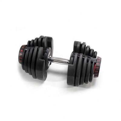 China Non-slip Adjustable Dumbbell Set Workout Weighs Exercise Gym Fitness Equipment for sale