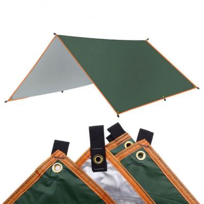 China Best Quality Camping Sun Resistant Waterproof Tarp Tent Outdoor Ultralight Outdoor Shelter Camping With Custom With Logo for sale