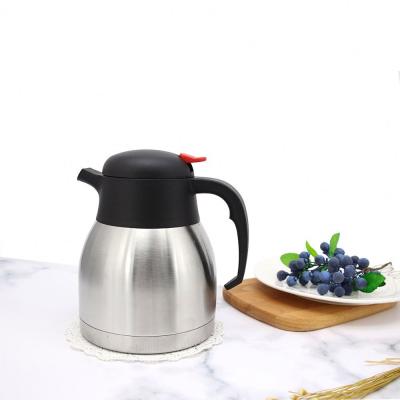 China Best Selling Durable Fancy Coffee Pot 1.5L Tea Stainless Steel Coffee Pot Eco - Friendly for sale