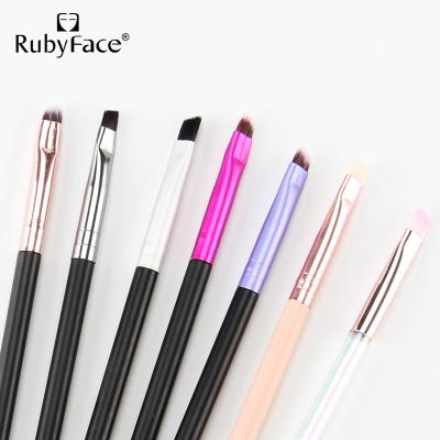 China Angular Blush Double Headed Eyebrow Spiral Eyebrow Bevel Makeup Brush Single Brush Makeup Tool Cosmetic Brush for sale