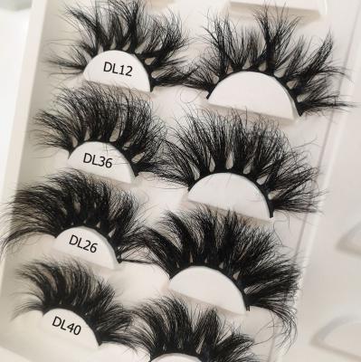 China Real Natural Soft Eyelashes 3d Mink Eyelashes Vendors Eye Lashesh Set Full Strip Lashes 5d 25mm Mink Lashes Vendor Cruelty Free Vegan Eyelashes for sale