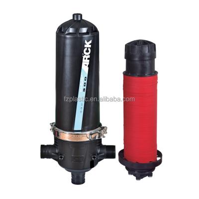 China New Eco-Friendly Automatic Filter Machine 120(150) Mesh Drip Water Irrigation Red Disc Filter for sale