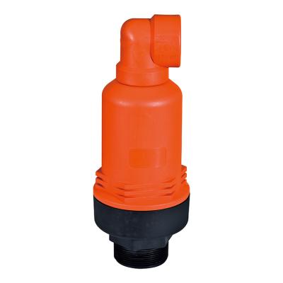 China Plastic Double Acting Plastic Continuous Pressure Vacuum Air And Relief Valve for sale