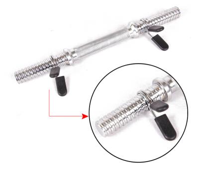 China Weight Lfiting Barbell Accessories New Clamp Type Training Equipment Spring Stainless Steel Barbell Collars Lock for sale