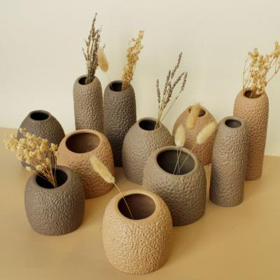 China Wholesale Minimalist Home Indoor Outdoor Decoration Custom Design Modern Nordic Style Ceramic Vase Planter Flower Pot For Garden Balcony for sale