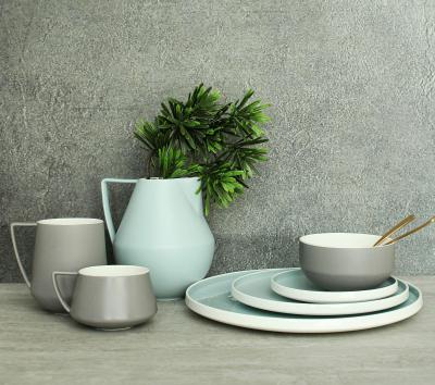 China Wholesale Viable Unique Design Dinnerware Set Good Quality Customized Elegant Ceramic Dinner Set For Hotel Wedding Home for sale