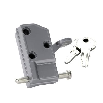 China For use on interior or exterior sliding doors security locked step-on sliding patio door lock for sale