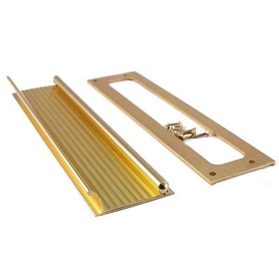 China Letter Mail Door Plate Slot Door Modern Aluminum Mail Slot for sale