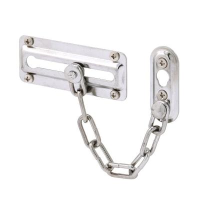 China Allows the door to open a few inches before allowing access. Guard Rail Bolt Door Chain Lock Guard For Child Safety for sale