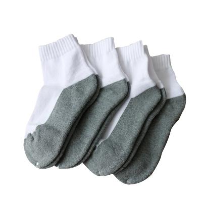 China Customized Viable Thick White School Kids Casual Soft Warm Cushioned Bottom Socks for sale