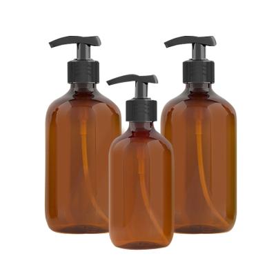 China High Quality Cosmetic Empty Hand Wash Sanitizer Shampoo Shower Refillable PET Bottle PP Pump for sale