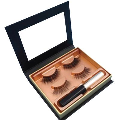 China Recyclable High Quality Luxury Cosmetic Packaging Box Makeup Package Magnetic Eyelash Box for sale