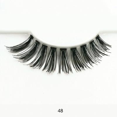 China High Quality And Elegant Cheap Natural Luxury Silk Synthetic Eyelashes Filament Curly Silk Eyelashes for sale