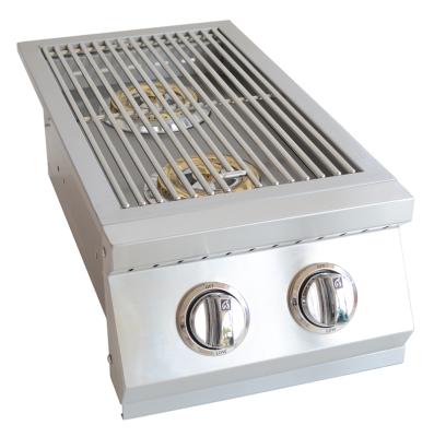 China Outdoor Small Family BBQ Gas Grill Easily Assembled Durable Portable Drop In Single Side Burner for sale