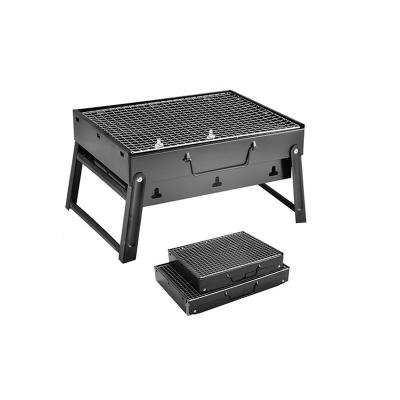 China High Quality Outdoor Small Family Durable Charcoal BBQ Portable Camping Folding Grill Easily Cleaned for sale