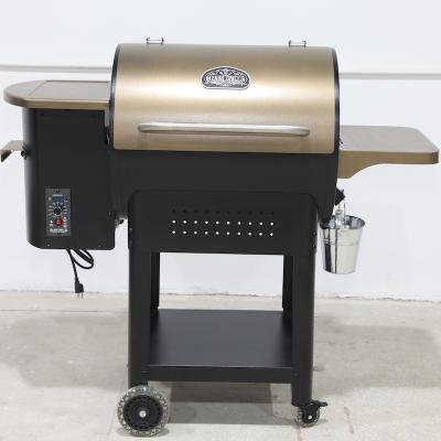 China New Design 2022 Easily Compiled Updated Traeger Series 22 Pro Bronze Hopper Wood Pellet Grill Largest Size For Whole Night Use for sale