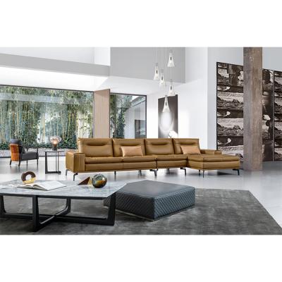 China Other STEEL-LAND Factory Direct Sale Adjustable Modern Sectional Leather Full Living Room Nordic Sofa for sale