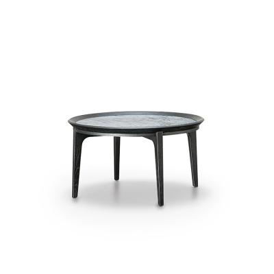 China Luxury professional furniture manufacturer STEEL-LAND design modern marble round coffee table for living room for sale