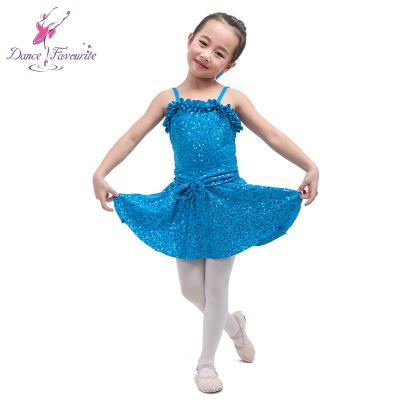 China Peacock Mini Disc Blue Sequin Dress for Jazz Dance Show Costume Ballet tutus 16013 for sale