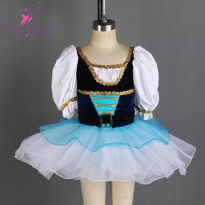 China Dress up short sleeve velvet bodice ballet dance tutu dress 20809 for girls and women for sale